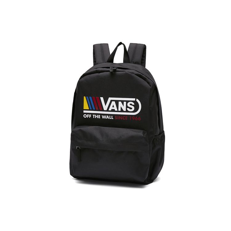 Vans Victory Bell Polyester Backpack Unisex Backpacks Black VN0A4USQBLK Black