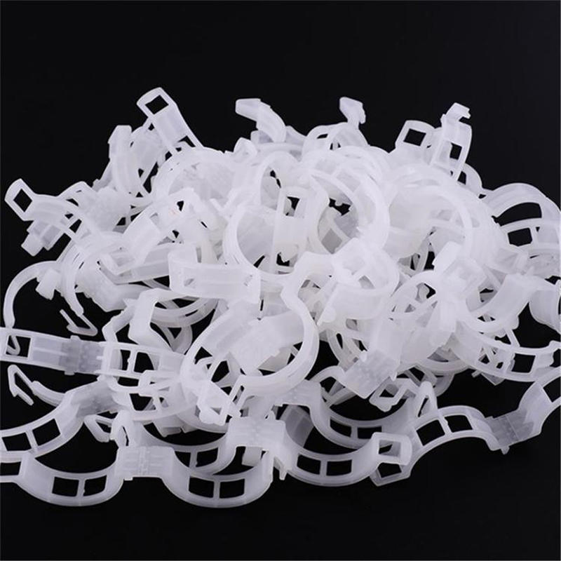 100Pcs Plant Support Clips Fixture,Plastic Garden Vine Strapping Clip for Climbing Plants,Tomato,Grape,Plants Stalks Holder