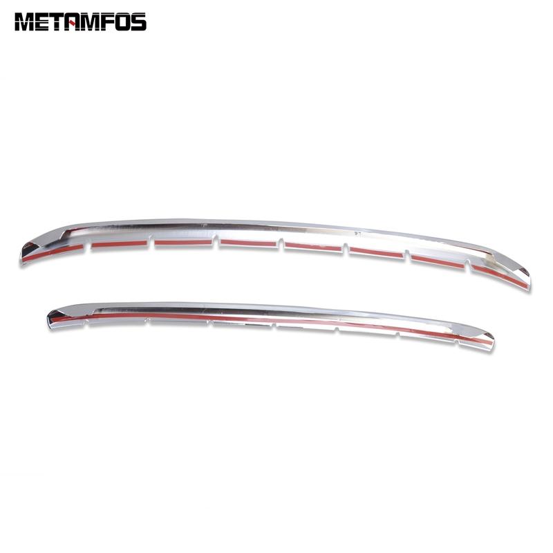 For Honda CR-V CRV 2017 2018  Chrome Front Mesh Grid Grille Raing Grill Molding Trim Decoration Strip Exterior Accessories