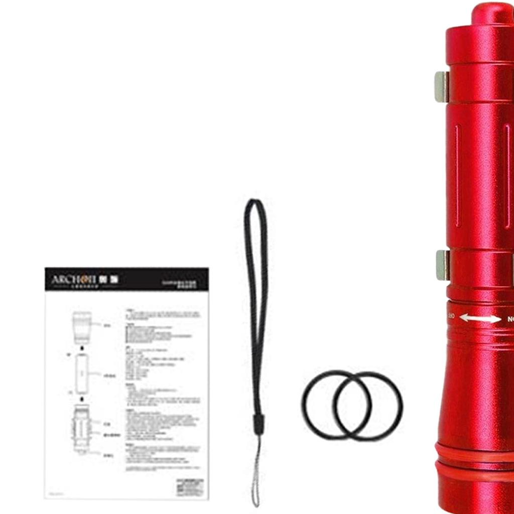 Diver Flashlight CAMPING TORCH Multifunctional Underwater Flashlights -diving Light for