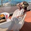 Summer White Lace Halter-Neck Dress for Women Sexy Sleeveless Floral Embroidered A-Line Maxi Dress