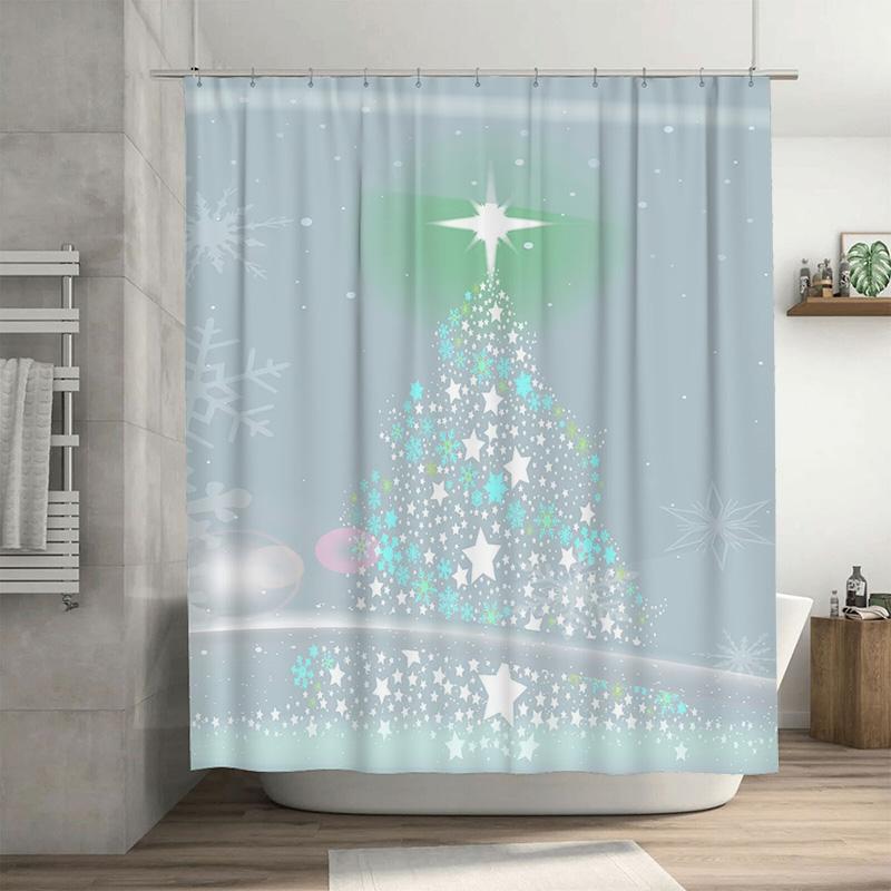 

Tuniu Enchanting Starry Night Bathroom Shower Curtain Whimsical Celestial Decor Dreamy Galaxy Vibes Waterproof Fabric Elegant Ho W60H190(CM)-1 Pcs
