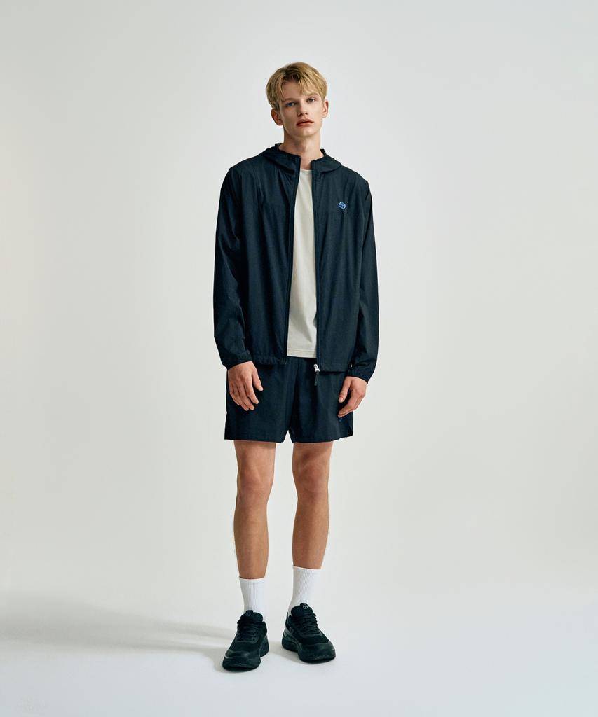 Sergio Tacchini M Comfortcool Lightweight Woven Jacket (Black)
