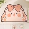 OEING Irregular Straw Hat Pig Diatomaceous Earth Bath Mat
