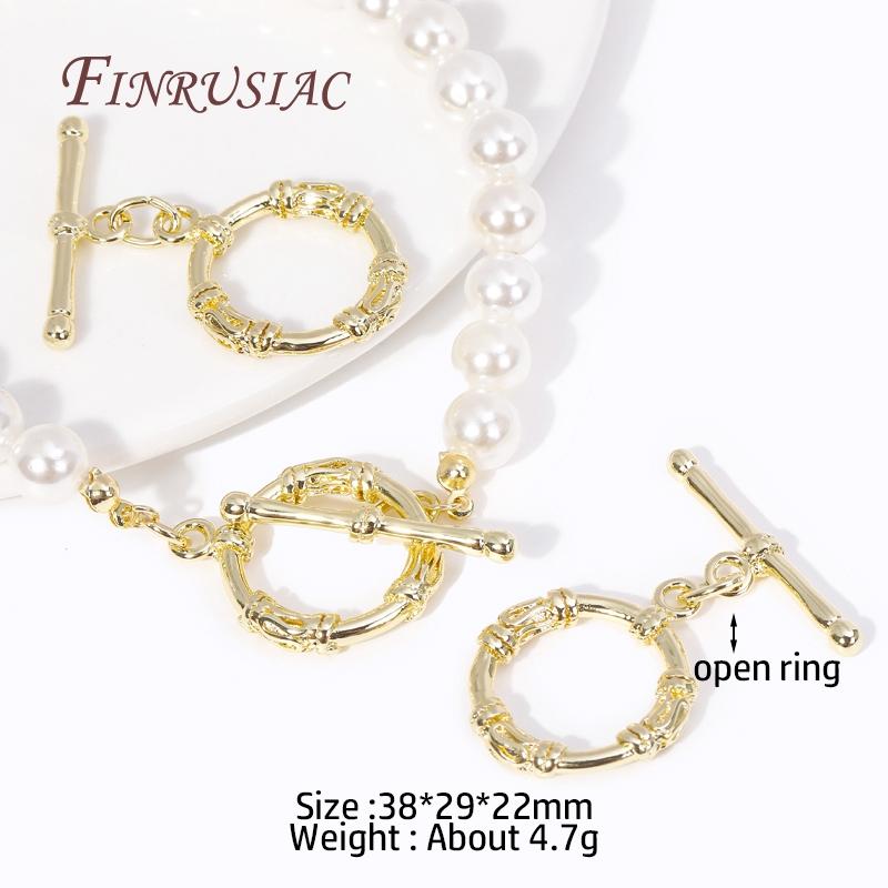Multi Styles High Quality Brass Toggle Clasps 18K Gold Plated Bracelet Connect Clasps DIY Jewelry Making Supplies OT Clasps