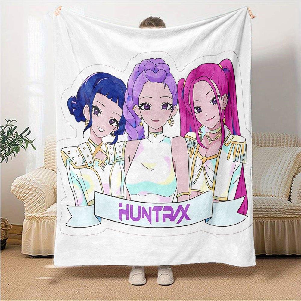 1 Stück Hunter x (19) Weiche Warme Decke für Zuhause, Büro, Reisen Ganzjahres Gemütliche Bettwäsche Geschenk, Büro Gemütliches AccessoireB1