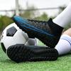 Large size football shoes high top youth primary and secondary school students football training shoes AG long nails TF broken nails non-slip sports s