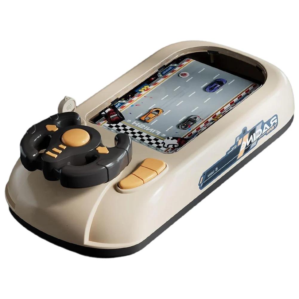 Steering Wheel Driving Toy for Kids Pretend Play Electronic Adventure Floor Game with Music Sound Effects for Girl Boy Gifts