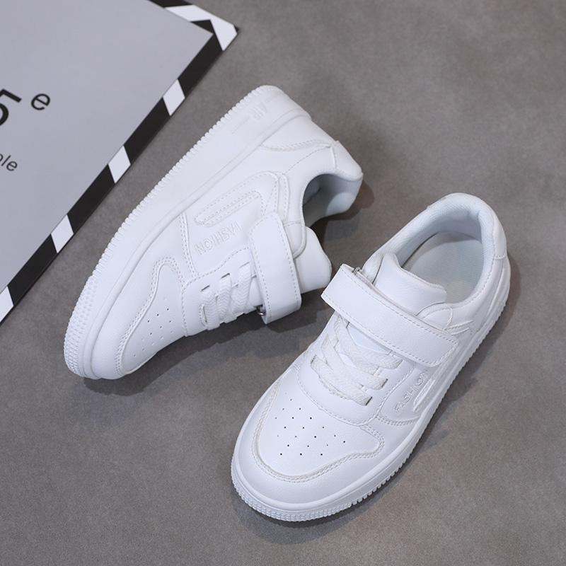 

Детская мода, дышащие низкие кеды Casaul для скейтбординга, студенческая детская спортивная обувь для бега, удобные кроссовки для мальчиков и девочек 27 белый