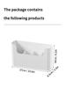 WORTHBUY Plastic Bag Storage Box Multifunctional Trash Bag Container Garbage Bag Holder Kitchen Cabinet Storage Organizer