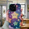 Phone Case: 2D Flat, Suitable for iPhone 18 17 16 15 14 13 12 Pro Protective Case, Cartoon Stars, Christmas and Halloween Perfect Holiday Gift