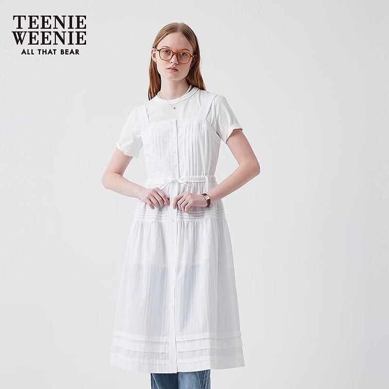 

Teenie Weenie Women s French Style Square Neck Sundress M