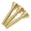 Yootones Trumpet Mouthpiece Set 3C Suitable for Beginners and Professional Players (3 Pieces) - 7C, 5C, - (Gold)