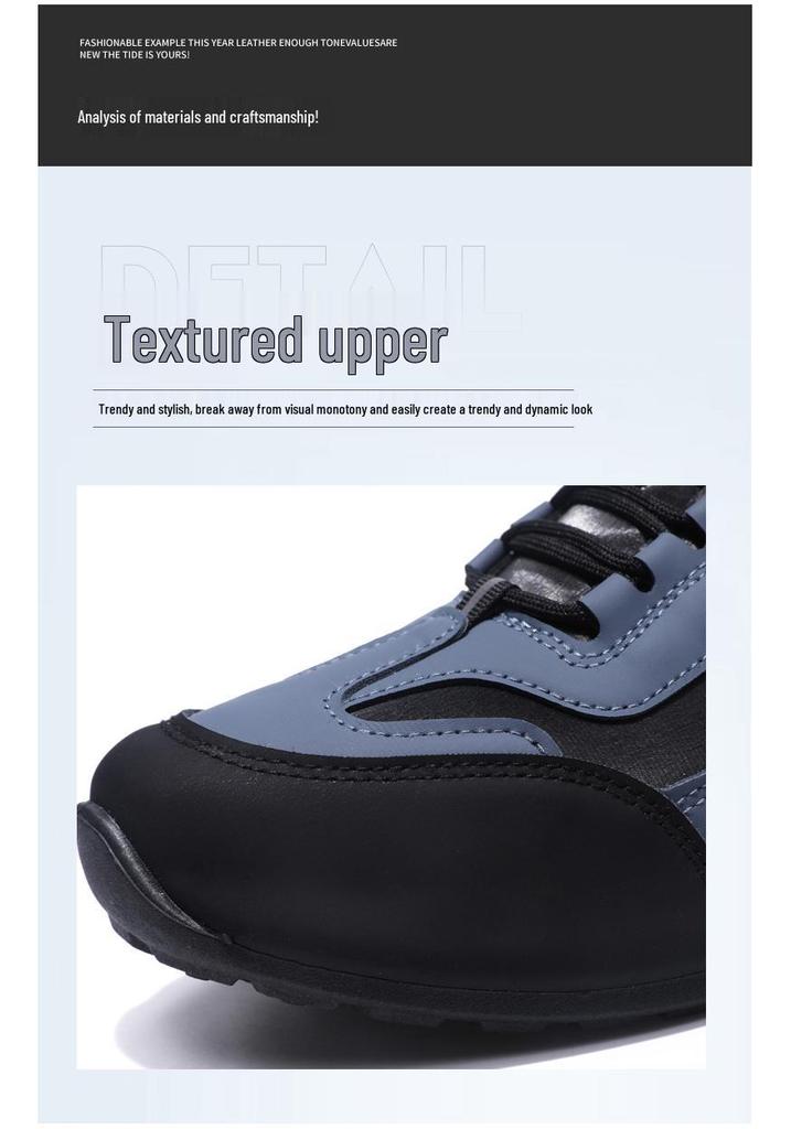 Men's Trendy Casual Sports Shoes, Lightweight & Soft Sole, Height Increasing for Autumn & Winter