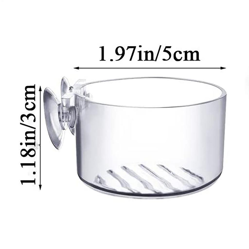 Plant Holder for Fish Tank Clear Acrylic Aquarium Plant Pots with Suction Cup Fish Tank Decorations for Propagation Cultivation