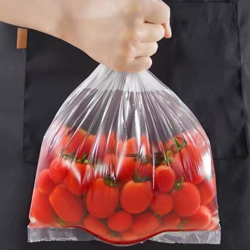 Food Fresh-keeping Bags, Tear-up Supermarket Roll-up Bags, Kitchen Hand-held Plastic Bags To Keep Fresh