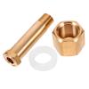 Pressure Reducing Valve Accessories Connector Nut Kit with Installation Cover and Screws for Pipeline Protection