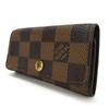 Used LOUIS VUITTON Key Holder  Multicles4 N62631 Damier Brown Brown 4 Hooks