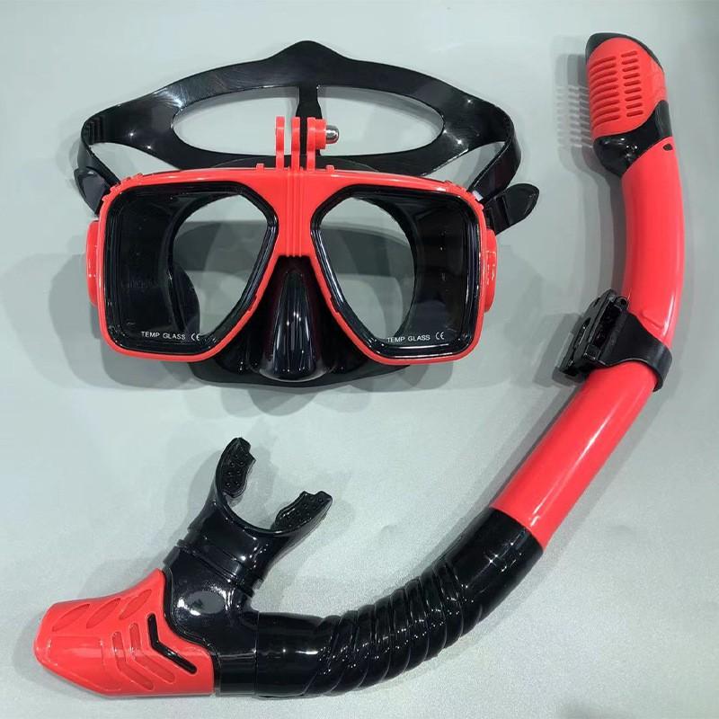 Snorkel Mask Anti-Fog Diving Glasses Professional Snorkeling Gear Swimming