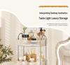 Transparent Rotating Cosmetic Storage Rack for Bathroom & Dressing Table