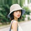 Summer Sun Protection Hat For Women With Wide Brim Cotton Foldable Sunshade For Casual Fashion