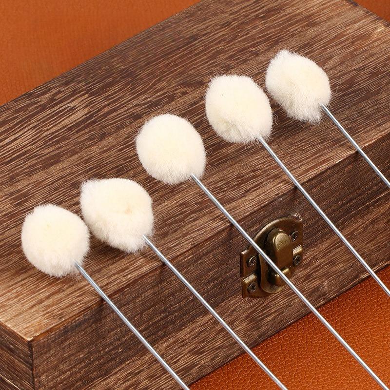 10PCS Dyeing Wool Ball Brush for Leather Carving Dyeing Paste Coloring Leather Care Tool