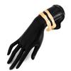 Punk Metal Irregular Pleated Women's Fashion Bangle Set