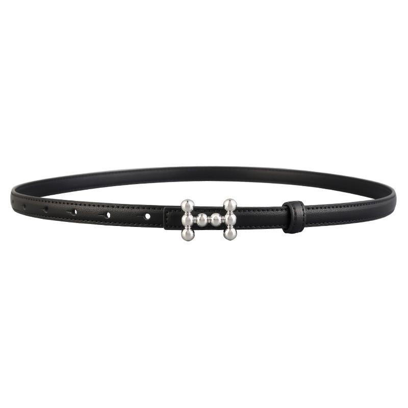 Genuine Leather Womens Belt With Alloy Buckle For Casual And Office Wear