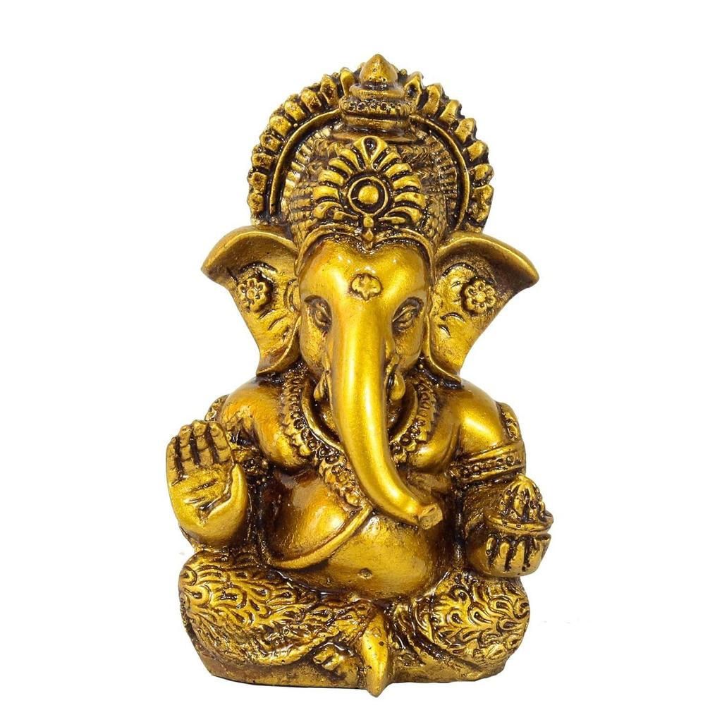 Lord Ganesh Idol for Car Dashboard Home Decor Living Room Pooja Room Office Desk Table Wall Statue Showpiece Decoration Items Gifting