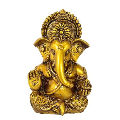 Lord Ganesh Idol for Car Dashboard Home Decor Living Room Pooja Room Office Desk Table Wall Statue Showpiece Decoration Items Gifting