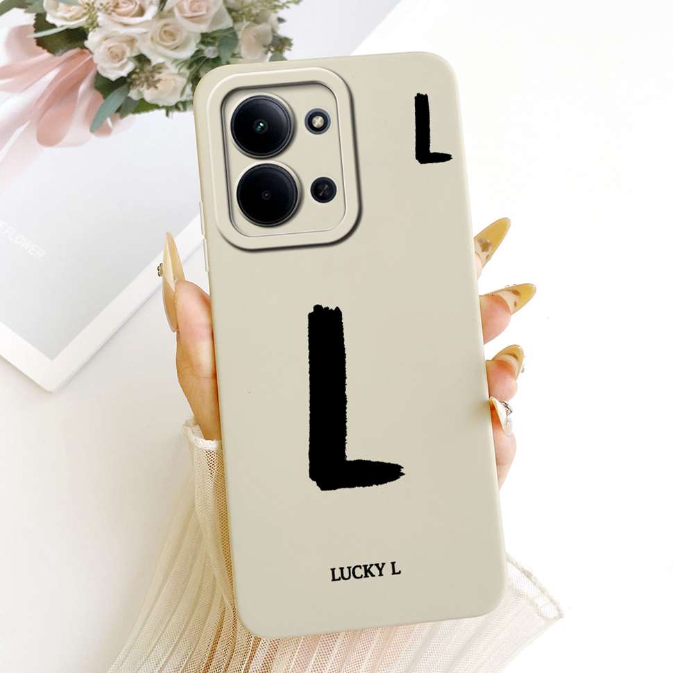 For Xiaomi Redmi 15C 5G Case Cover Lucky Letters Phone Case For Xiaomi Redmi 15C 15 C Redmi15C Redmi15 4G 5G Soft Fundas