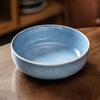 High Value Blue Glaze Ceramic Bowl Household Noodle Bowl Salad Bowl Restaurant Hotel Commercial Tableware Bowl Round Vegetable Bowl