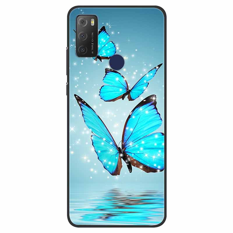 For TCL 20Y Case Shockproof Silicone Soft Phone Back Cover For TCL 20E 6125F Case TPU Bumper Coque For TCL20Y TCL20E 20 Y Funda