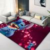 1pc Stitch Pattern Area Rug Soft Flannel Floor Mat for Living Room, Bedroom, Sofa Coffee Table Floor Mat, Machine Washable