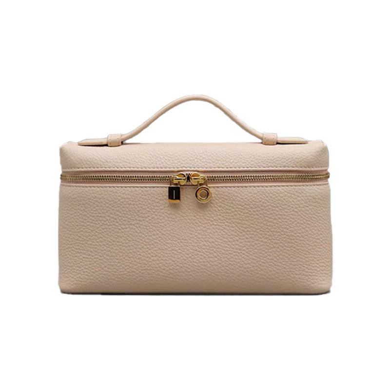 LP19 Złoty Lunchbox Torba Crossbody - Modna Jesień/Zima 2025 Torba na Ramię w Stylu Hong Kongu