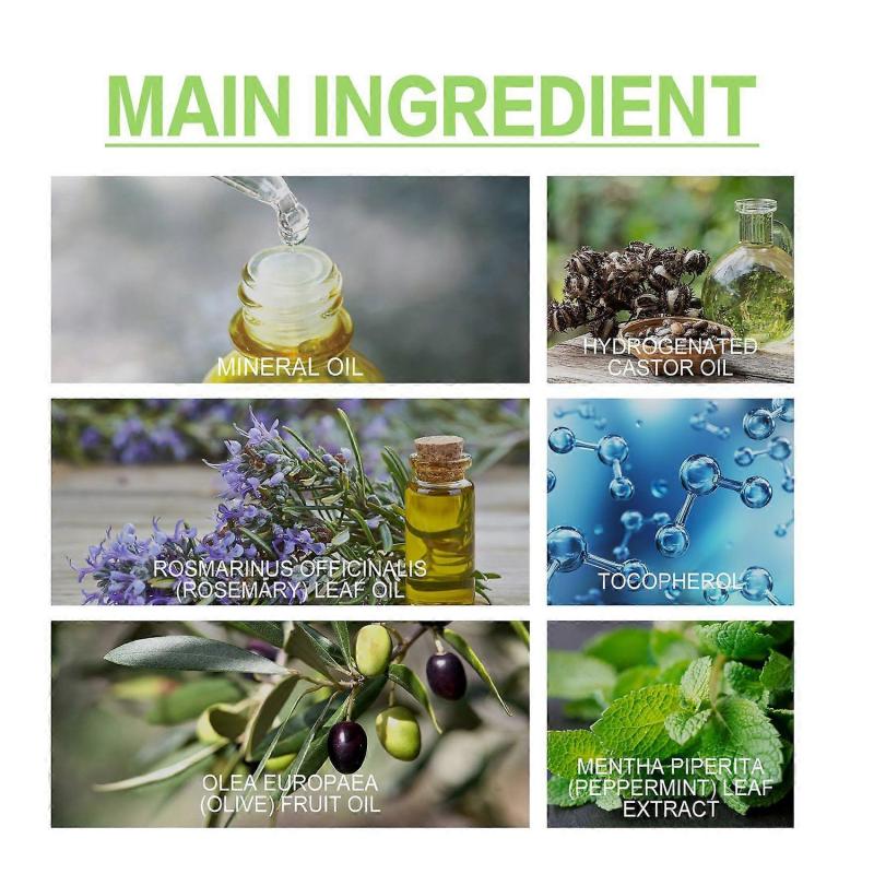 HW EELHOE Natural Rosemary Hair Oil for Damaged Colored Hair 100ml Smooth Fragrant Treatment