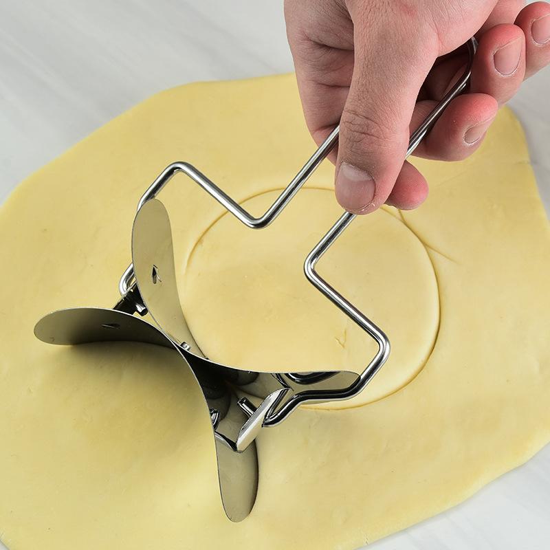 Stainless Steel Dumpling Mold Dough Press Wrapper Pastry Mould Shaper Rolling Pin Household Kitchen DIY Tool Accessories TMZ