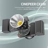 Zhiyun CINEPEER CX100 COB LED 100W Max for Video Production and Live Streaming Light, 2700-6200K, Output, Rechargeable, Built-in, Lightweight, 710g,