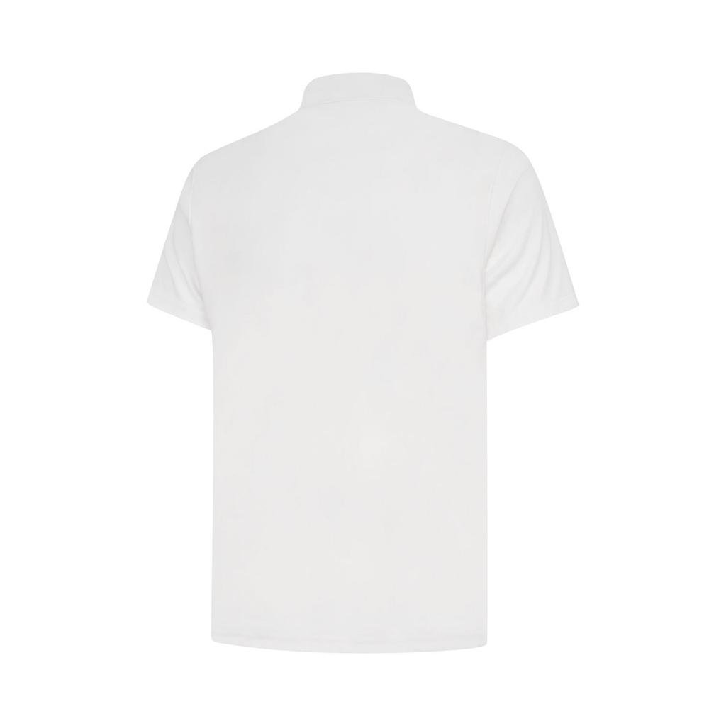 Li-Ning Solid Color Pullover Fitness Sports Polo Shirt Men Tops Off-White APLU119-2