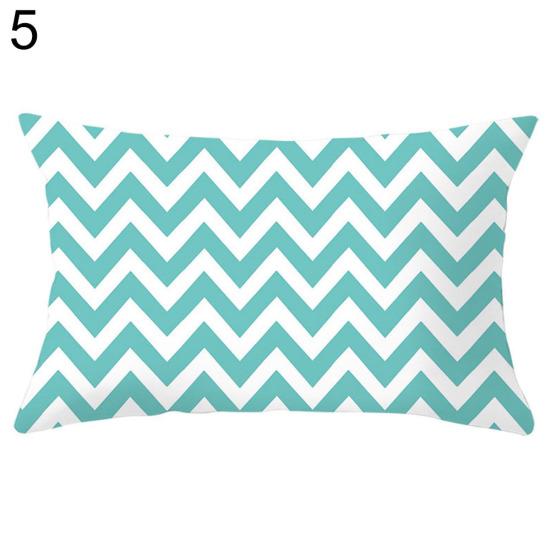 Geometric Circle Triangle Wave Pillow Case Cushion Cover Sofa Bed Car Cafe Decor