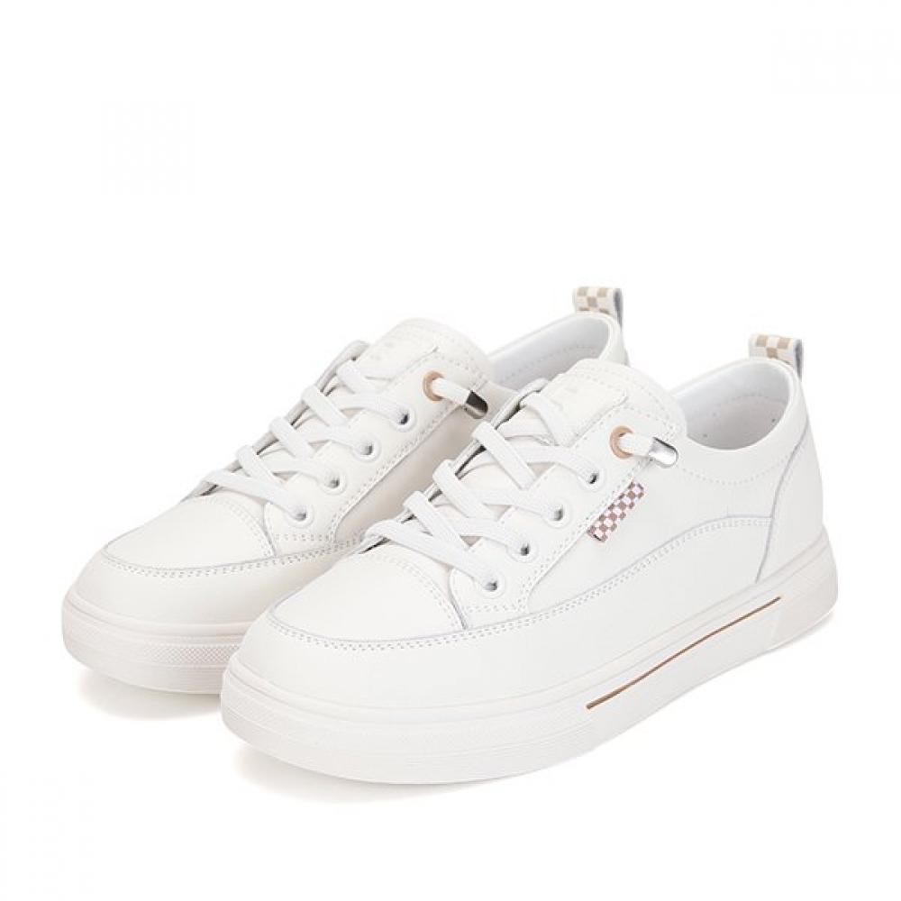 BARBARA Leather Basic Top Band Women Sneakers Bzg161wt