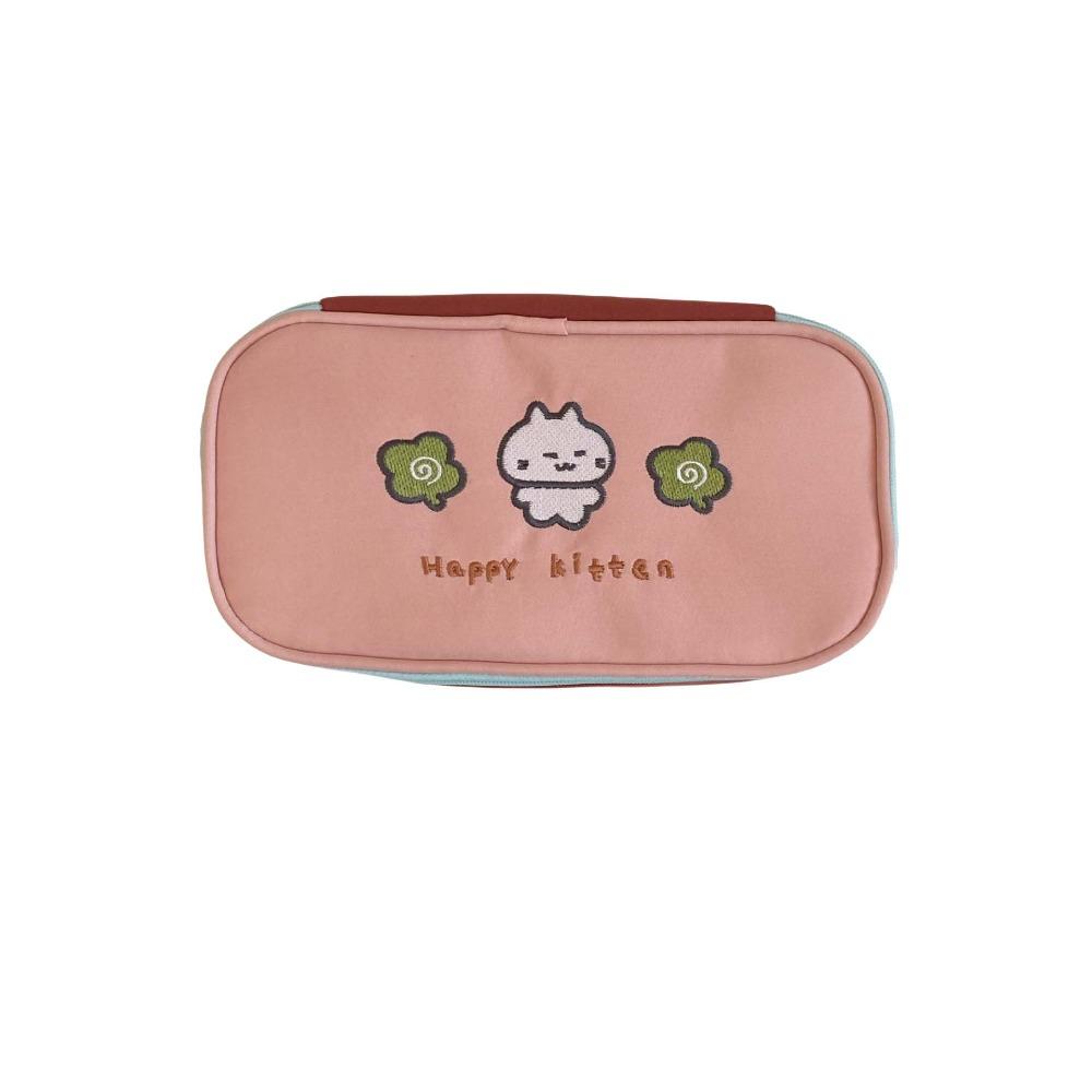 Large Capacity Cartoon Pencil Case Cosmetics Storage Makeup Bag Stationery Storage Bag  Student