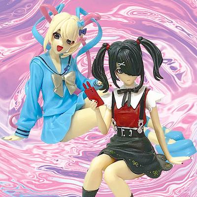 Anime Ame Chan Figuren NEEDY STREAMER OVERLOAD Regen Figuren Süßes Mädchen Instant Nudeln PVC Sammlermodell Geburtstagsspielzeug