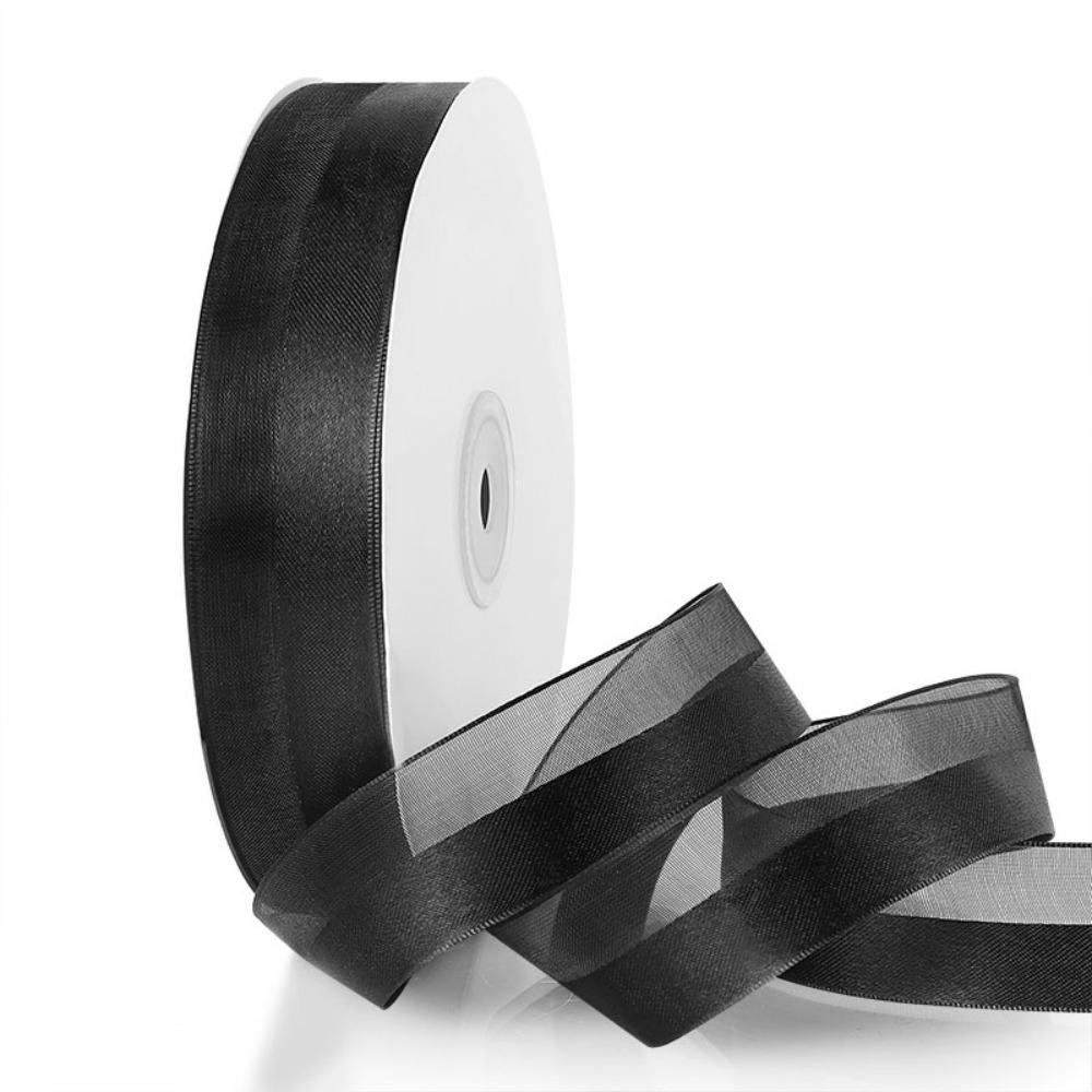 DIY Gift Wrapping Solid Satin Ribbons Bridal Bouquets Handmade Bows Single Face Ribbons Shiny Cake Packaging Bouquet Ribbons