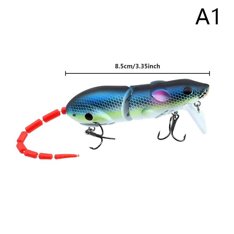 Mouse Lure Artificial Plastic Mouse Fishing Lure Swimbait Rat Pike Bass Minnow Floatingbaits Fishing Tackle Accessories