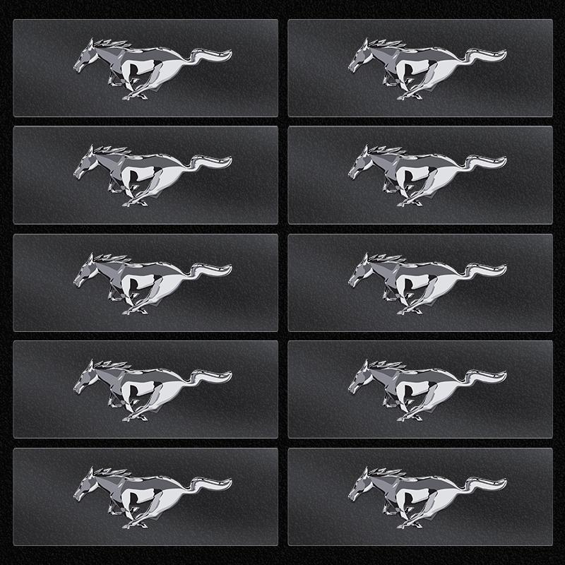 Tilfeldige bilinteriørklistremerker Bilrattdekor Bilstyling For Ford Focus Mk2 Mk3 Fiesta Ranger Mondeo S-MAX Kuga Mustang