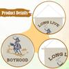 Boyhood Banner Wall Hanging Flag Display Unique Decoration Triangle for Room Nursery