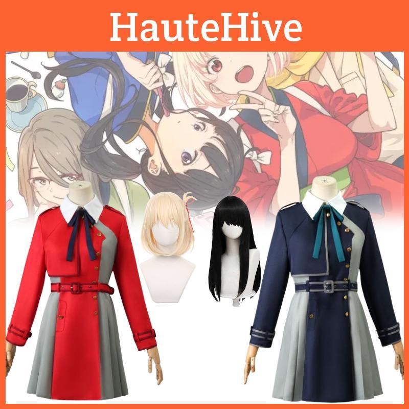 Chisato Lycoris Recoil Nishikigi Takinai Cosplay Animation Costumes Halloween