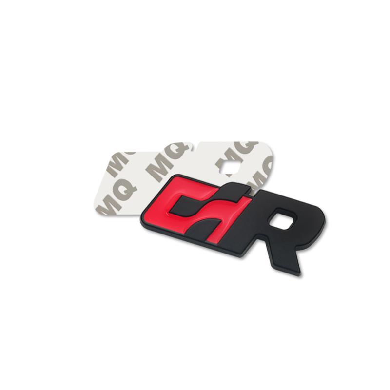 Metall SR Logo Kofferraumemblem Kühlergrillemblem Plakette Für Jetta Golf 3 4 5 6 7 Käfer Passat Santana MK2 MK3 MK4 MK5 MK6 MK7 R32