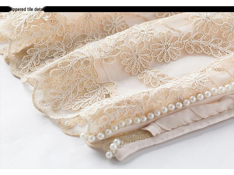 TAOYIZHUAI Damen Retro Spitzenstickerei Cheongsam Kleid - Frühling/Herbst Übergrößen Kollektion